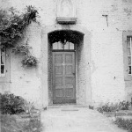 Manstedten - Domhof Eingangstür (Foto von 1958)