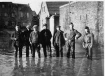 Hochwasser in Geyen um 1940