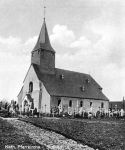 Postkartenausschnitt Sintherner Kirche St. Martinus