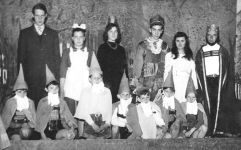 Theatergruppe der Feuerwehr in Geyen 1956